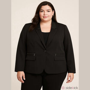 Jules & Leopold Black Blazer Size 24 NWT
